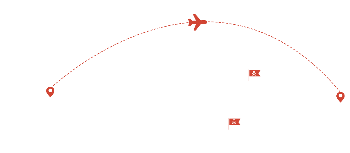 Carte du voyage USA vers Belfort